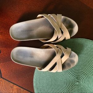 {lucky brand} leather sandals